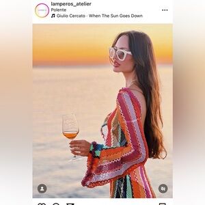 Lamperos Atelier - Aphrodite Dress / Coverup - Multi-color - One Size - NWT